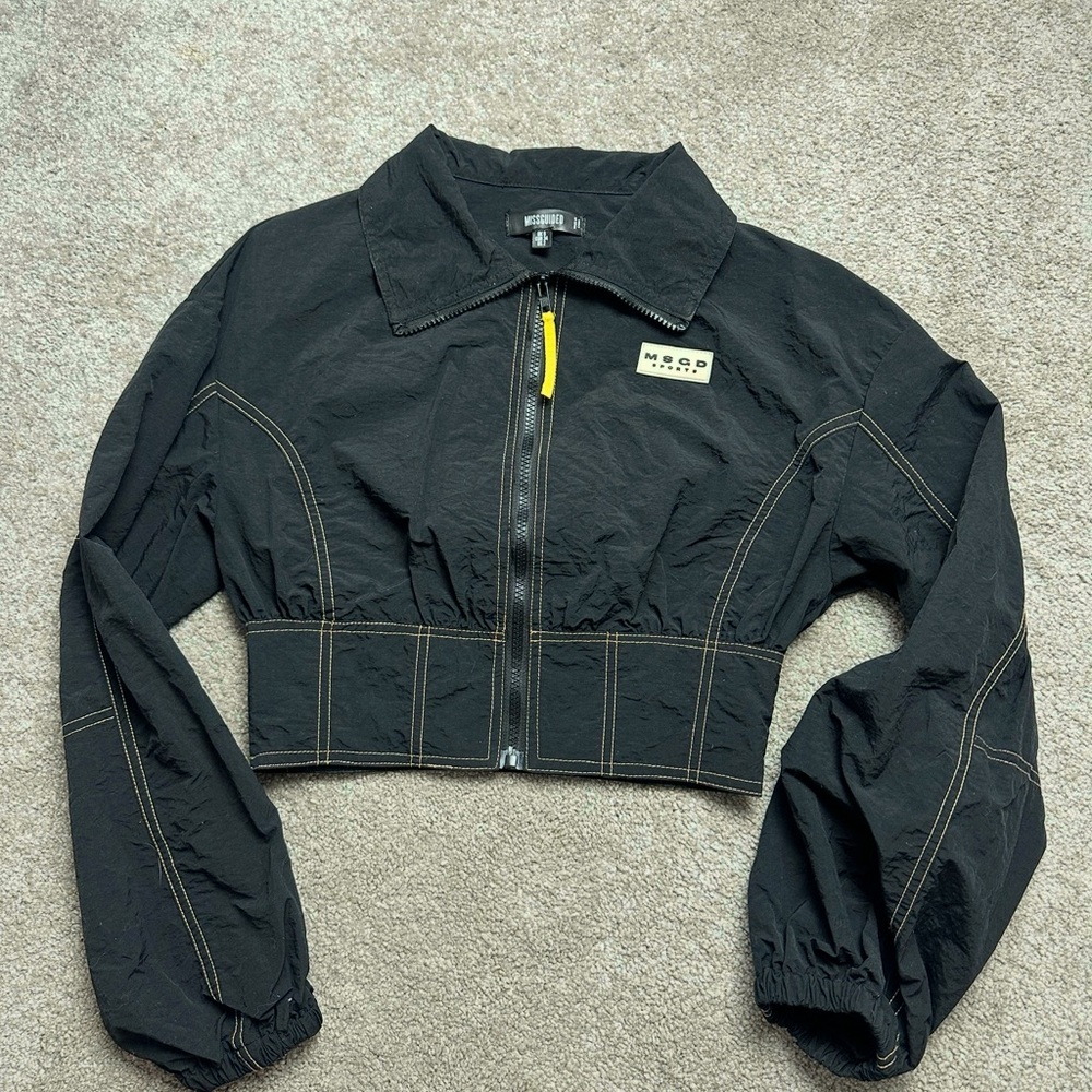 Black Cropped Jacket